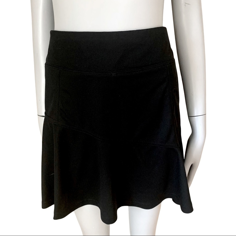 GG BLUE Luxe Sport Golf Black Stretch Skort Skirt
